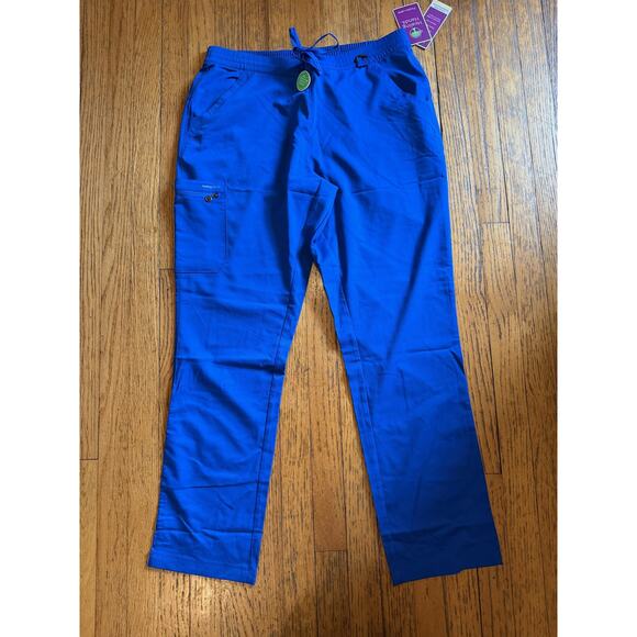 Healing Hands Purple Label Tamara Scrub Pants Womens Large Royal Blue 9181 - Picture 1 of 7